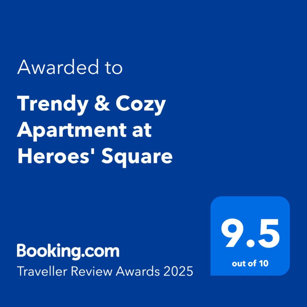 Trendy & Cozy Apartment At Heroes' Square Будапеща Екстериор снимка